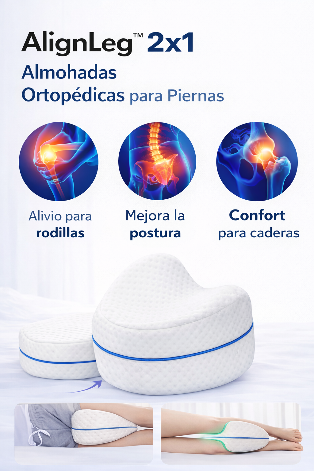 PACK 2 AlaignLeg lumbar, Cuello