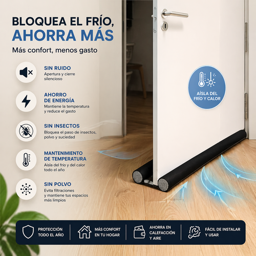 PACK 6 Aisla suciedad, invitados indeseados y manten temperado tu hogar!